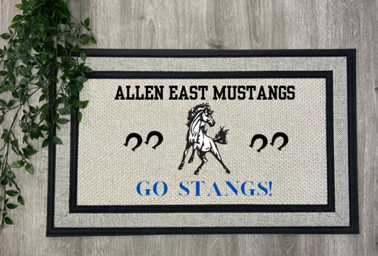 Allen East School Pride Doormat