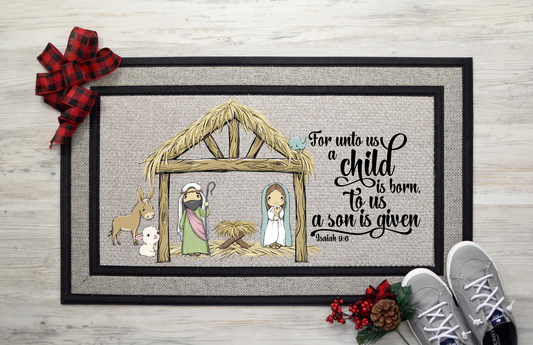 Christmas Sublimated Door Mats