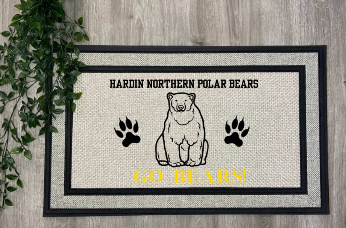 Hardin Northern School Pride Doormat