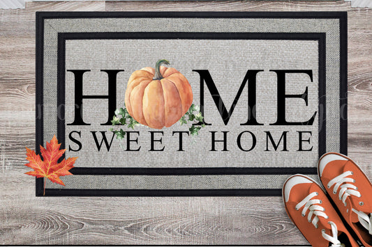 Home Sweet Home Pumpkin Doormat