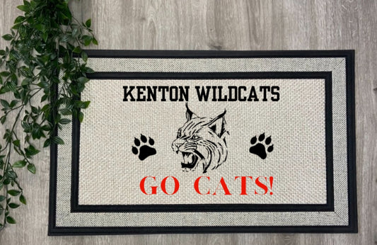 Kenton Wildcats School Pride Doormat