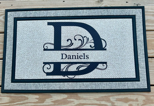 Monogram Door Mat