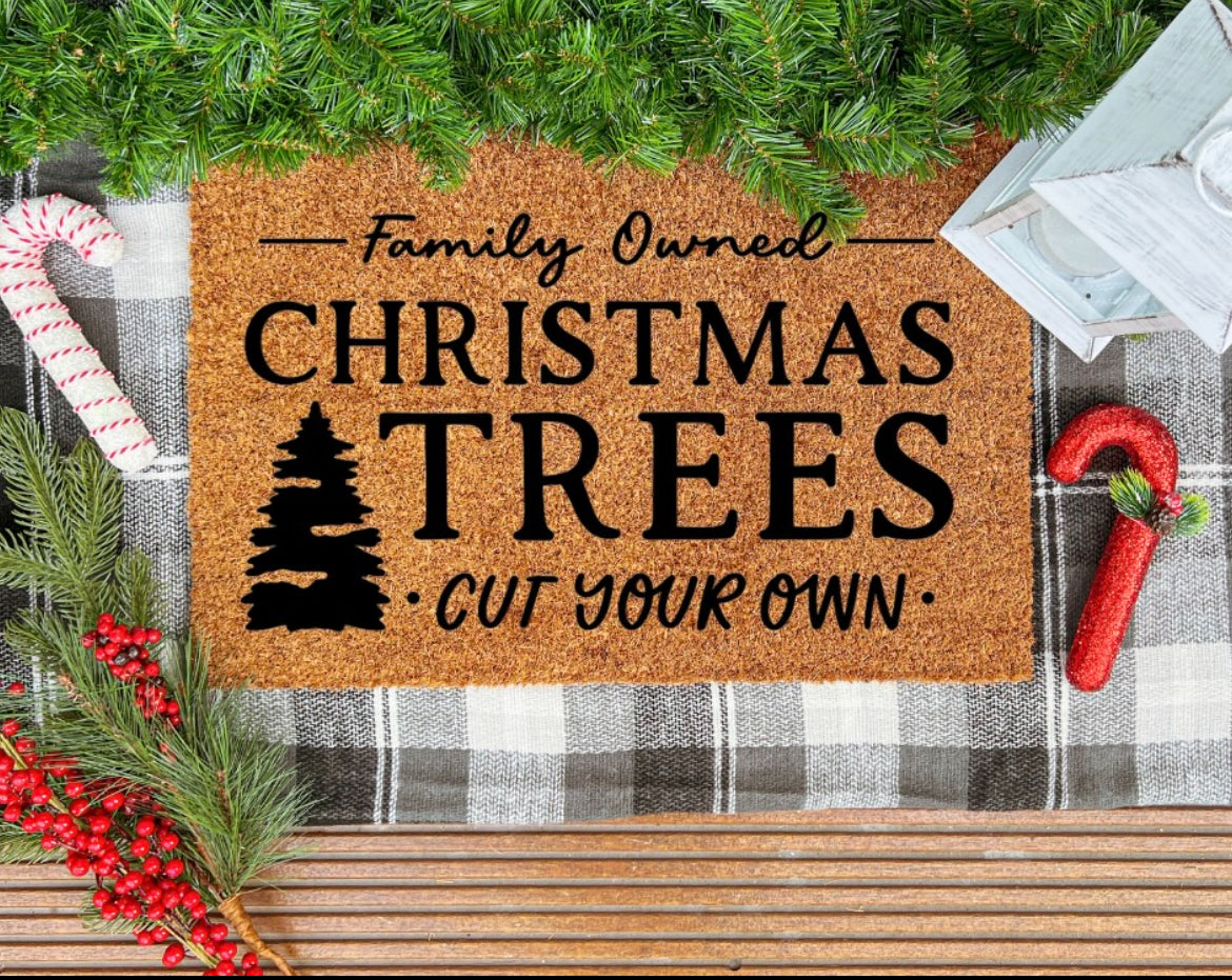 Coir Christmas Door Mats