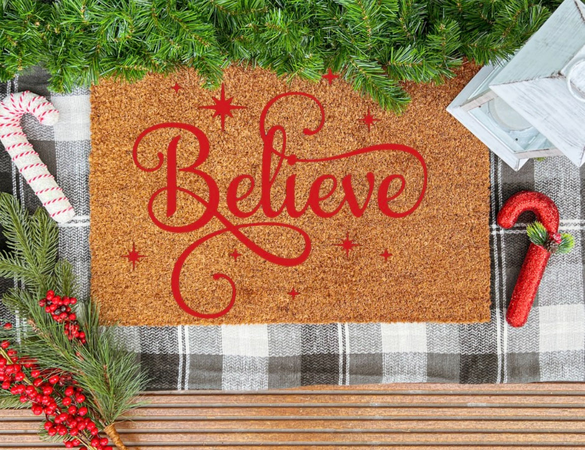 Coir Christmas Door Mats