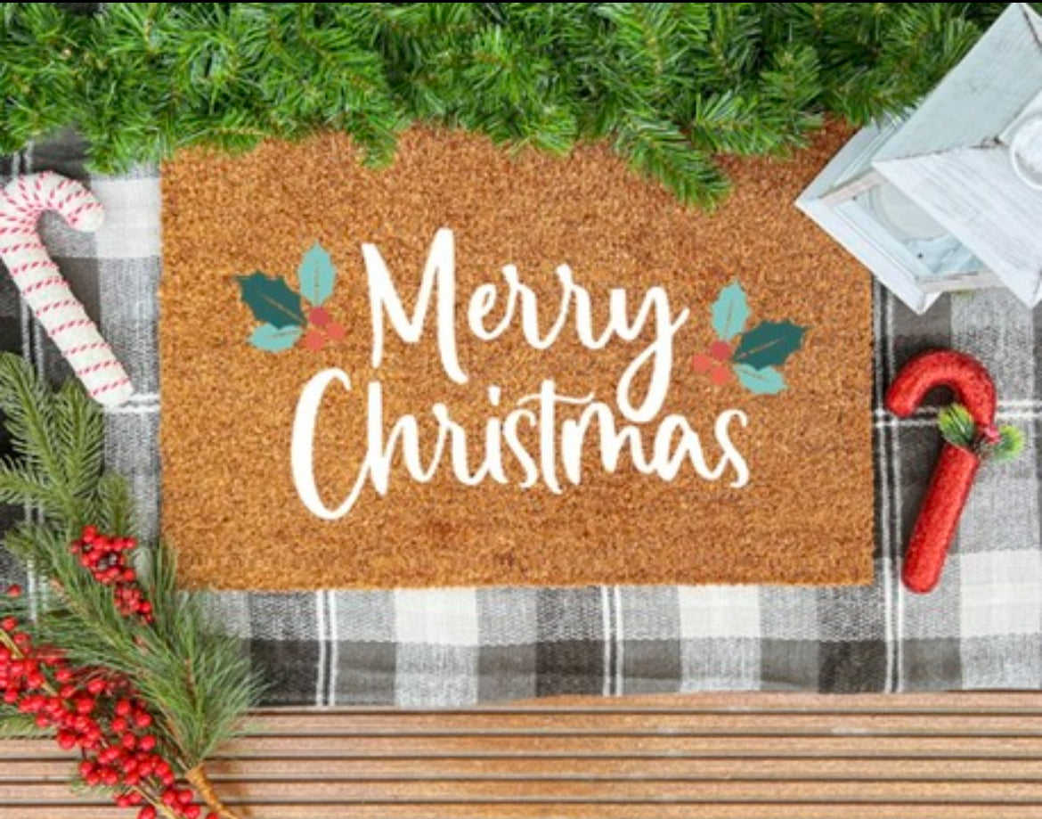 Coir Christmas Door Mats