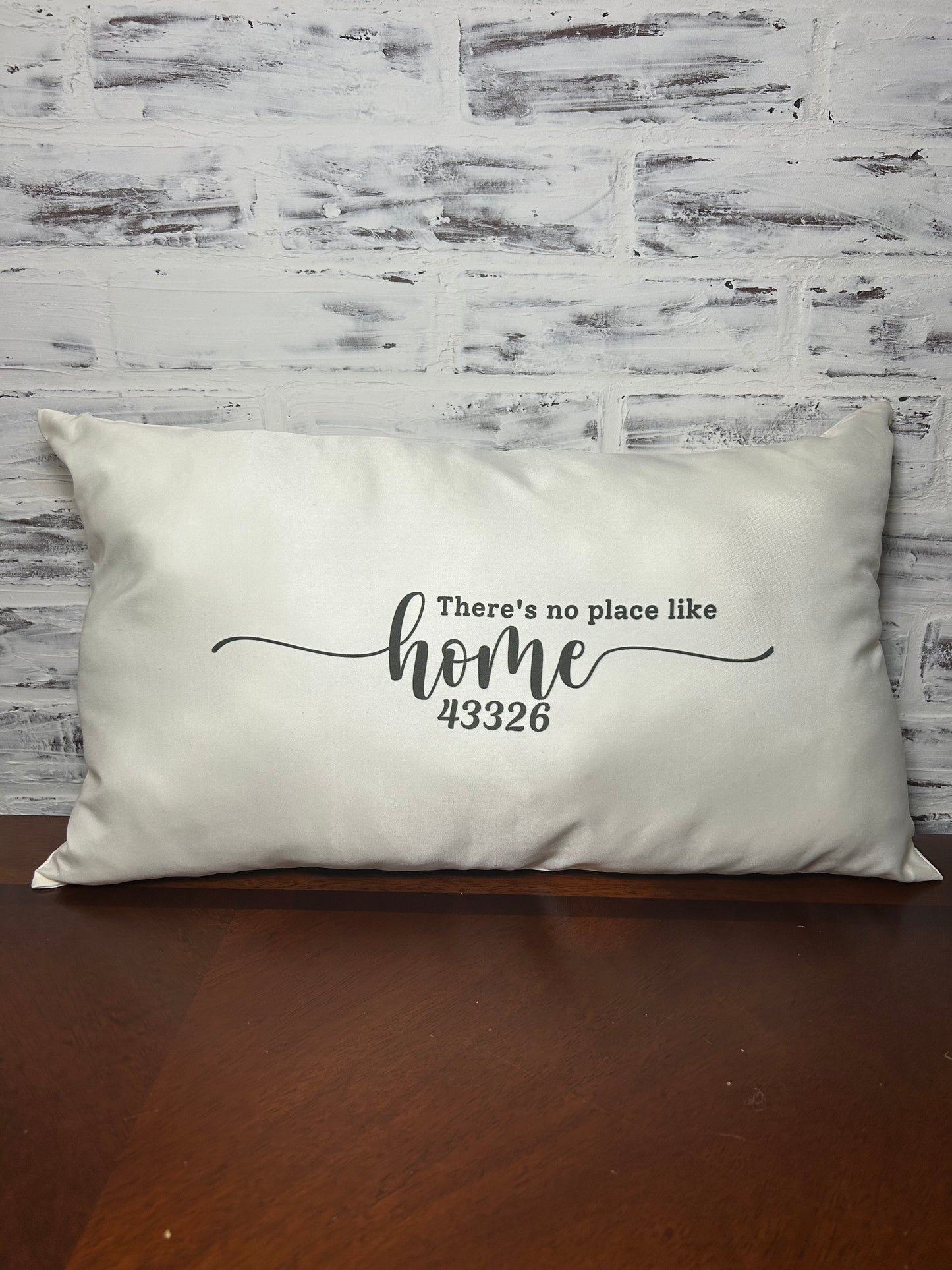 Personalized Zip Code Lumbar Pillows