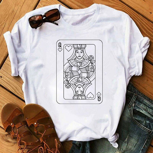 Queen of Hearts Sublimated T-Shirt